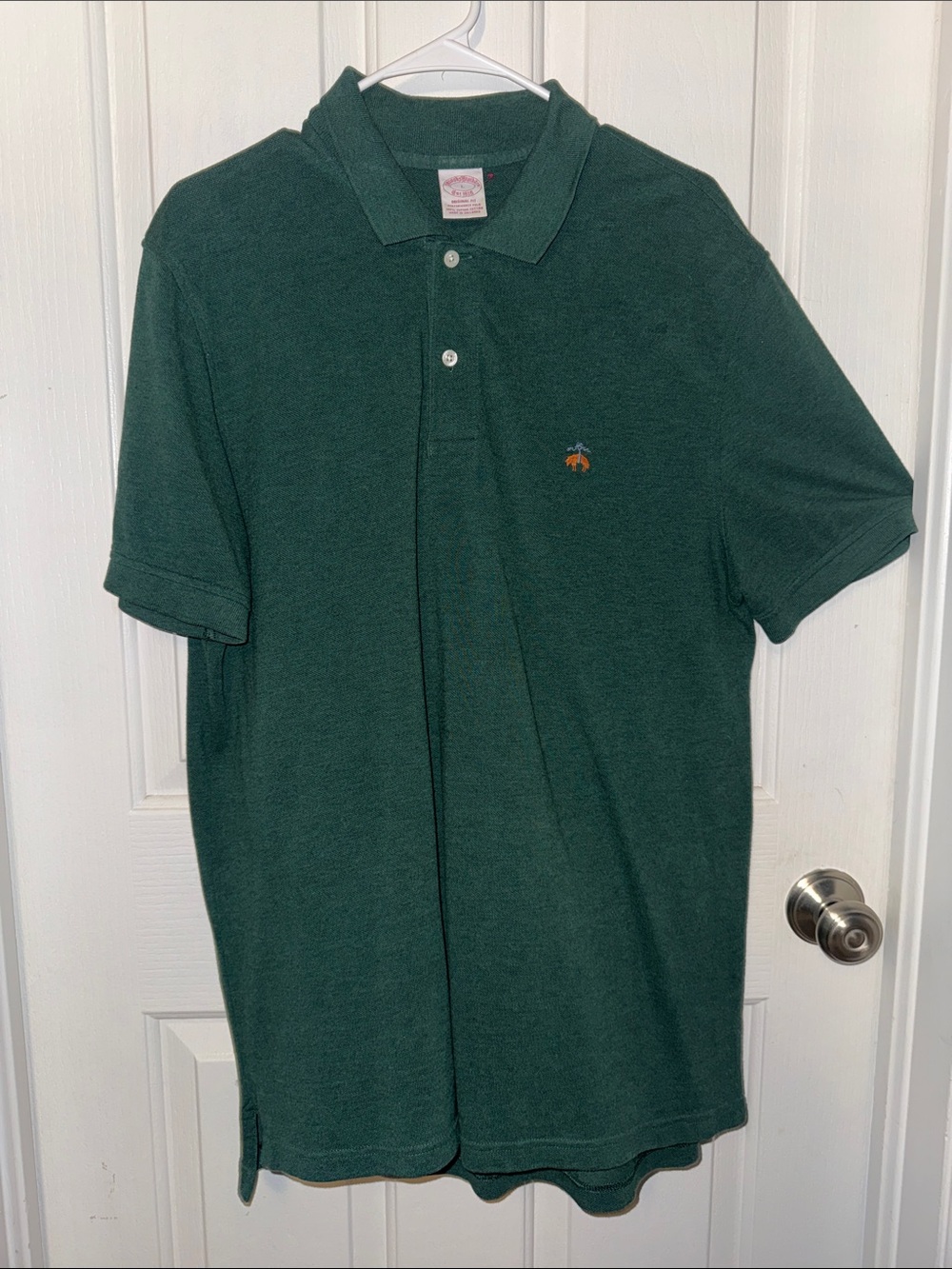 Brooks Brothers Classic Men's Forest Green Polo Shirt